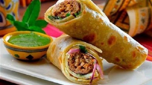 Frozen Soya Shami Kebab Wrap, For Human Consumption, Packaging Type : Plastic Packet