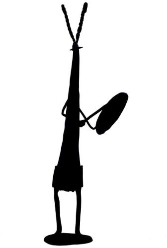 Wrought Iron Standing Goat Figurine