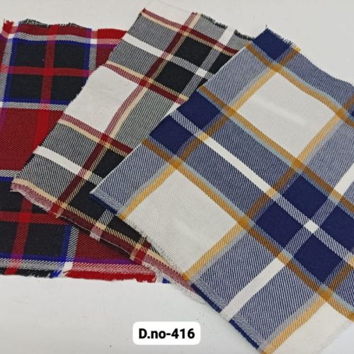 Acrylic Checks Fabric, Width : 58