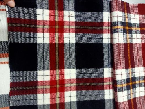 Acrylic Yarn Dyed Checks Fabrics, Roll Length : 30 Mtrs