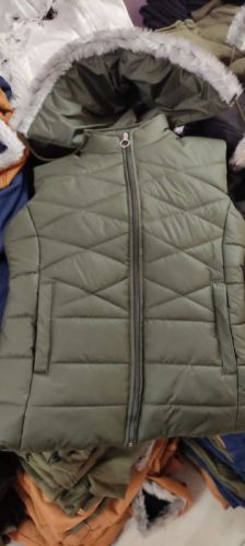 Zipper Full Sleeves Hooded Jacket, For Easy To Fit, Weather Resistant, Gender : Female