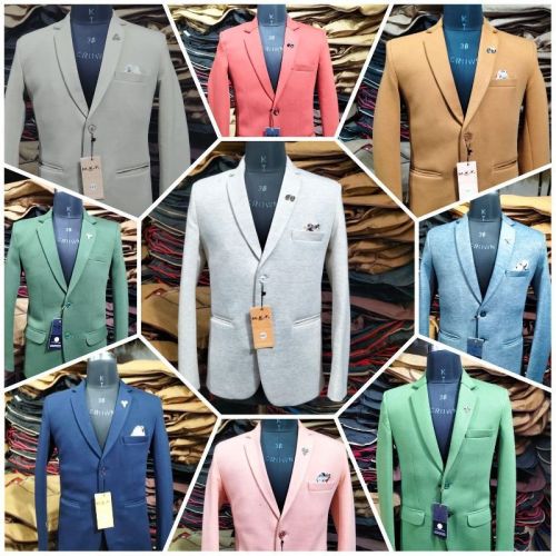 Plain Polyester Men Casual Blazer, Size : XL