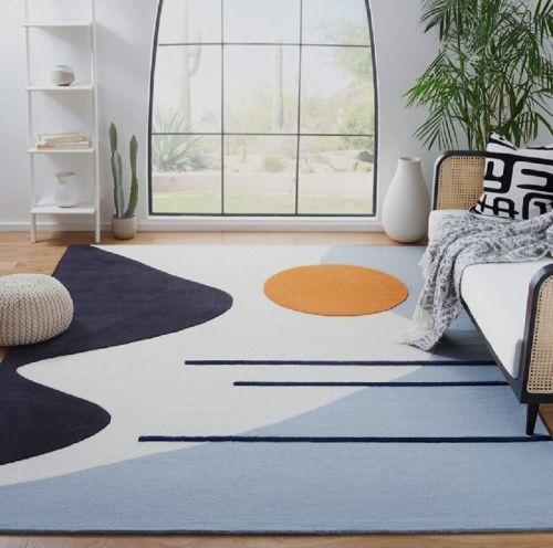 Rectangular Cotton Shaggy Carpet, For Rust Proof, Packaging Type : Plastic Bag