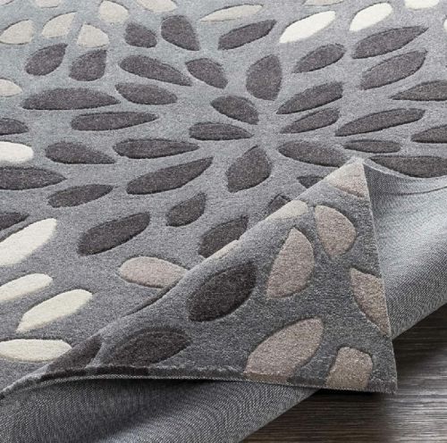 Rectangular Pure Silk Carpet, For Home, Pattern : Plain