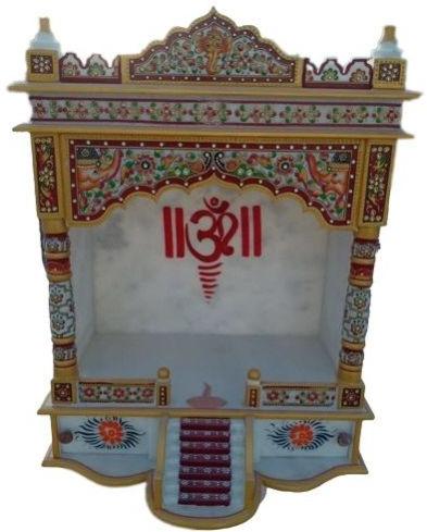 Polished Decorative Marble Temple, For Home, Hotel, Offices, Size : Multisize