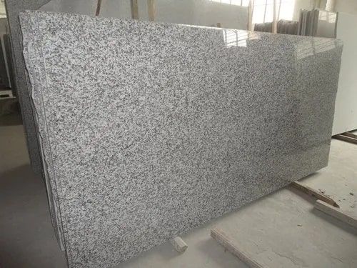 Polished Steel Grey Granite Slab, For Flooring