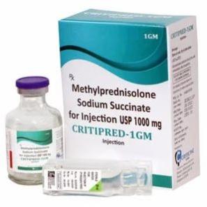 Methylprednisolone Sodium Succinate 1gm Injection, Purity : 99%