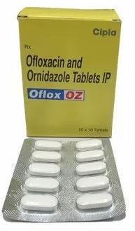 Ofloxacin Ornidazole Tablet, For Clinical, Hospital, Grade Standard : Medicine Grade