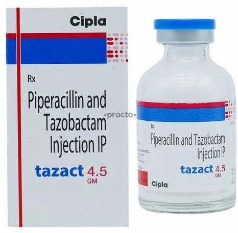 Pipracilin & Tazobactum 4.5 Gm Injection, Grade : Pharmaceutical Grade