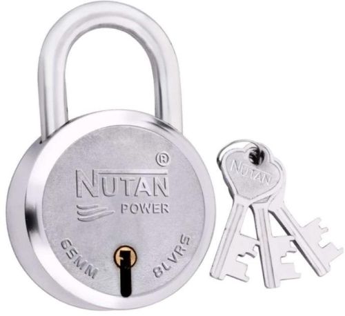 Round Iron Nutan Power Pad Lock, For Door, Feature : Durable, High Quality