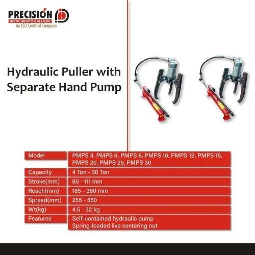 Precision Instruments Mild Steel Inbuilt Pump Hydraulic Puller