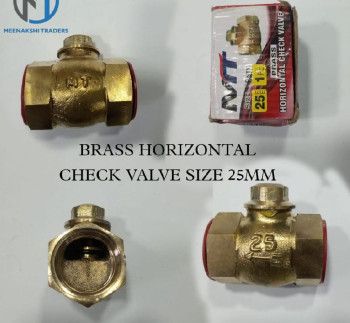 25mm Ntt Brass Check Valve, For Gas Fitting, Oil Fitting, Water Fitting, Feature : Blow-Out-Proof