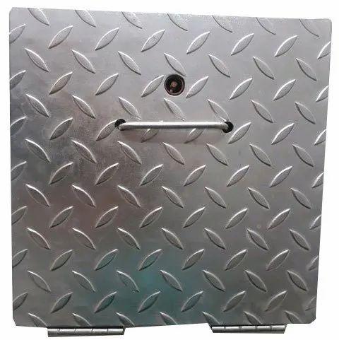 Square Stainless Steel Manhole Cover, For Construction, Feature : Highly Durable, Perfect Shape