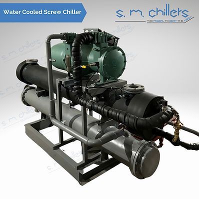 Automatic Electric Water Cooled Screw Chiller, Voltage : 440V