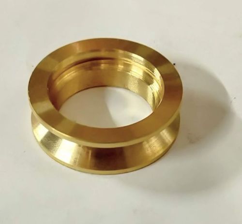Round Polished Brass Pulley, For Industrial, Size : Standard
