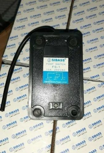 DC 60Hz 50-100gm Fs1 Foot Switch, For Sewing Machine, Pumps, Presses, Power Cutting Tools