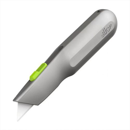 Auto Retractable Metal Handle Utility Knife, Features : Ambidextrous Design, Reduces Injuries, Lowers Costs.