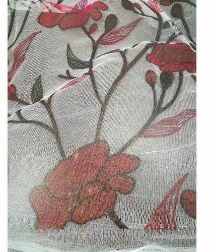 Printed Net Fabric, Width : 57-58'