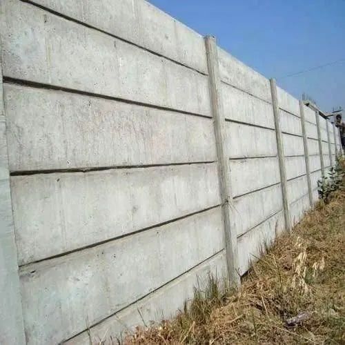 Grey Panel Build Concrete Compound Wall, For Boundary