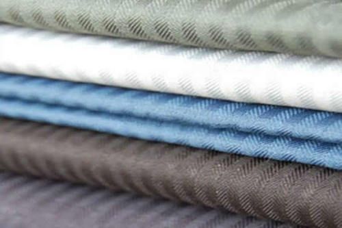 100% Polyester Herringbone Pocketing Fabric, For Garments, Blazer, Jacket Coat Making, Pattern : Printed
