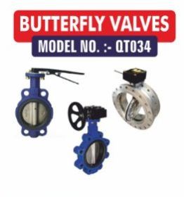 Butterfly Valves, Model Number : Qt034