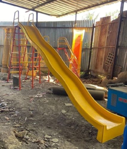 Plain FRP Wave Slide 14ft for Play Ground