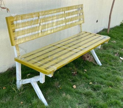 MS Garden Bench, Color : Yellow & Orange