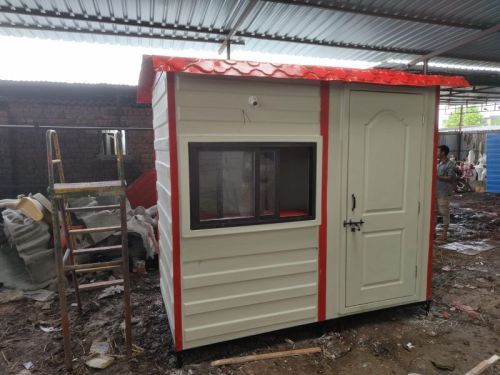 Blue Kingshuk Fiber Security Cabin, For Office, Shape : Rectangular