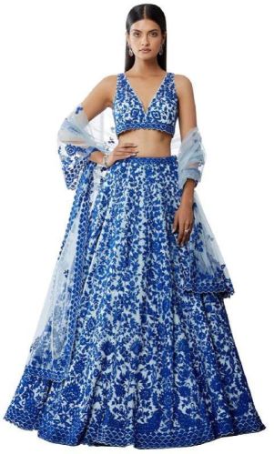 Ladies Lehenga Choli Set, Feature : Breathable, Elegant Design