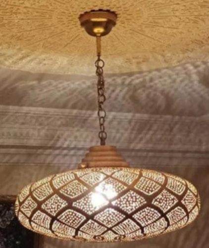 Metal Moroccan Oval Pendant Light, Feature : Low Consumption