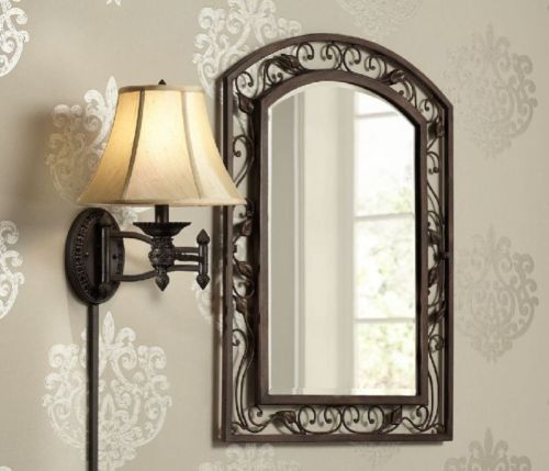 Rustic Bronze Metal Wall Mirror, For Household, Specialities : Good Strength, Good Quality