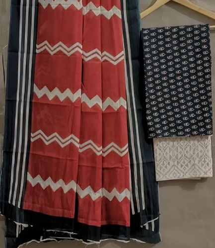 Cotton Unstitched Suits, Packaging Type : Zipper Bag