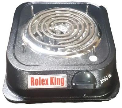 Rolex King Black Electric Hot Plate, For Cooking, Voltage : 220-230 V