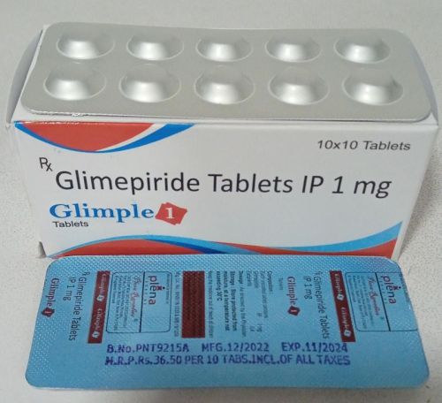 Glimepiride 1mg Tablets