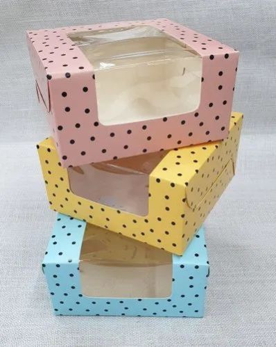 Printed Cupcake Boxes, Size : 5x3, 5x3.5, 7x4x3, 6x6x3