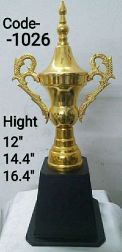 14.5 Inch Mini Rocket Trophy Cup, For Awards, Style : Antique