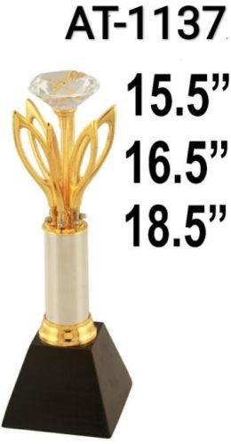 14 Inch Lotus Trophy, For Awards, Feature : Attractive Look, Fine Finished, Long Lasting, Shiny