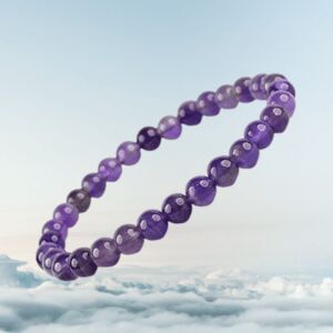 Polished Amethyst Crystal Bracelet, Gender : Children, Mens, Women