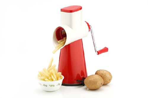 Red Plastic Potato Slicer, Automatic Grade : Manual