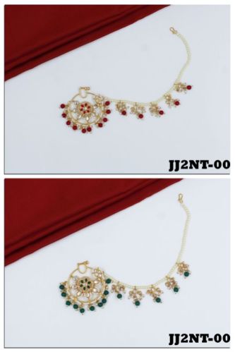 Polished JJ2NT-009 Designer Nath, Occasion : Party Wear, Wedding Wear