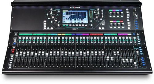 Allen & Heath SQ-7 48-Channel 36-Bus Digital Mixer Board + ProX XS-AHSQ7DHW Case
