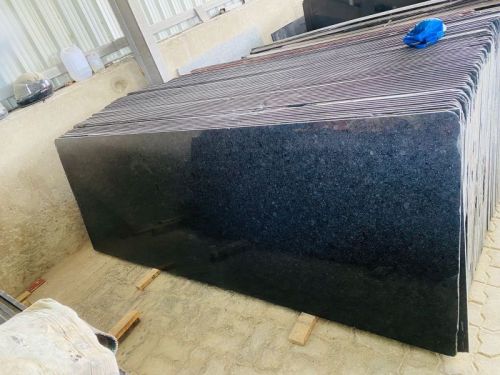 R Black Granite Slab, For Kitchen Countertops, Flooring, Specialities : Fine Finishing, Easy To Clean