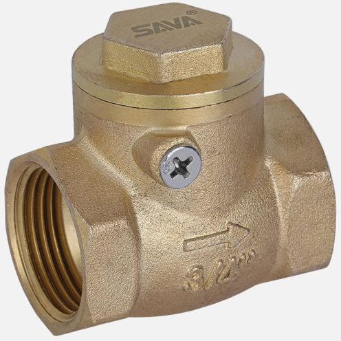 Double Acting Code-401 Lite Brass Check Valve, For Water Fitting, Packaging Type : Box