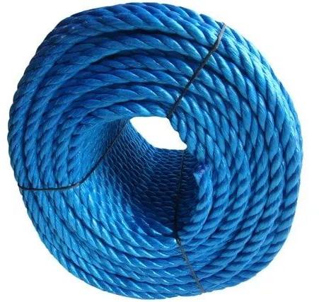 Plastic Plain Double Twist PP Rope For Construction, Packaging Type : Roll