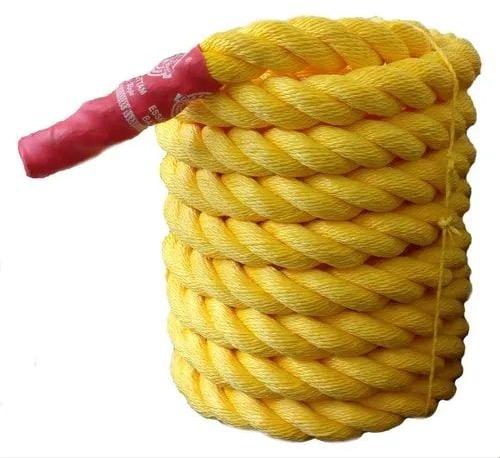 Plain Plastic PP Rope For Earthmover, Packaging Type : Roll