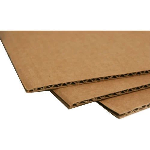 Rectangular Brown Corrugated Sheets, For Multipurpose, Pattern : Plain