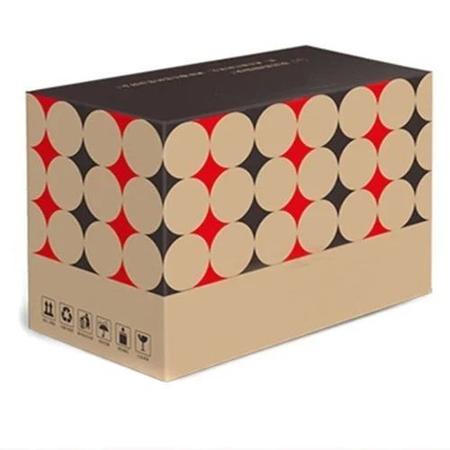 Rectangular Paper Printed Carton Box, For Goods Packaging, Feature : Eco Friendly