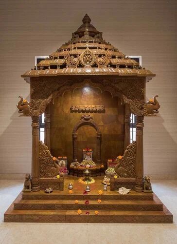 Wooden Carved Temple, Style : Religious