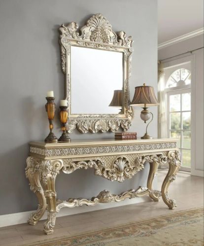 Rectangular Wooden Console Frame, Color : White