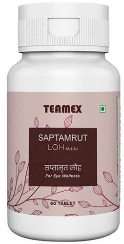 Teamex Saptamrut Loh Tablet, Packaging Type : Plastic Bottle